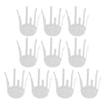 thumbnail image 1 of 10 piezas de base fija para ramo creativo, estabilizador de flores de plástico, adornos para fiesta de boda, material de embalaje para ramo de dibujos animados, blanco, 1 of 7