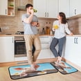 thumbnail image 2 of Dreamtimes Cute Pig Kitchen Rugs Set of 2, Waterproof Non-Slip Large Floor Mat Anti Fatigue Standing Mat for Office, Sink, Kitchen, Bedroom, Bathroom, Laundry, 2 of 7