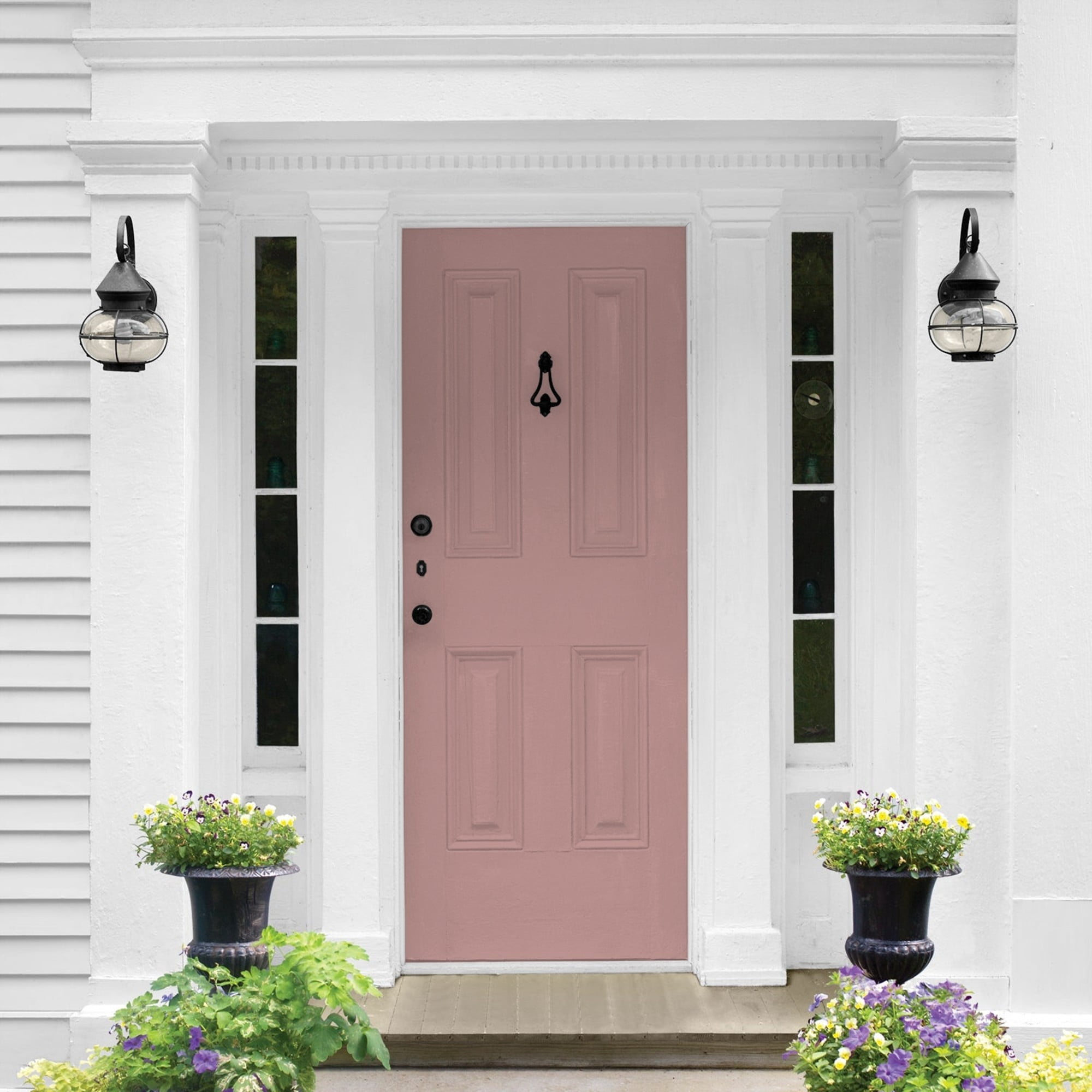 Glidden HEP Brandy Snaps / Red Semi-Gloss Exterior Paint with Primer, 1 Quart
