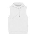 thumbnail image 4 of Stralyhd Cat Pouch Hoodie for Women Cozy Soft Sweatshirts Fleece Warm Kangaroo Pouch Hoodie Sleeveless Pet Carrier Pullover with Pet Pocket White 3XL, 4 of 5