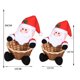 thumbnail image 4 of Kearding Cesta de almacenamiento de dulces de Feliz Navidad Decoración de Navidad Cestas de almacenamiento de Papá Noel Kits de decoración para fiestas Fulvo S Kearding JR1136-03, 4 of 6