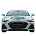thumbnail image 2 of Yuyamidu Blue Sea Turtle Car Hood Cover Wrap Fashion Auto Side View Mirror Cover 3 Pack Car Front Hood Cover Rear View Mirror Accessories Auto Exterior Decoration for Cars Sedans, 2 of 7