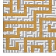 thumbnail image 4 of Modway Nahia Geometric Maze 5x8 Area Rug in Ivory, Light Gray and Banana Yellow, 4 of 6