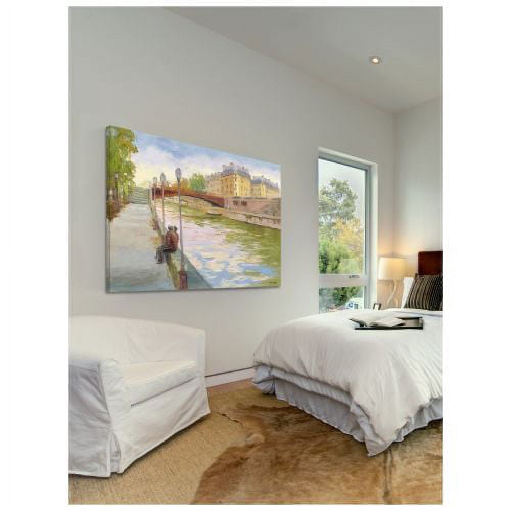 "Evening on the Canal" Painting Print on Wrapped Canvas