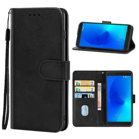 Leather Phone Case For Alcatel 3 2018