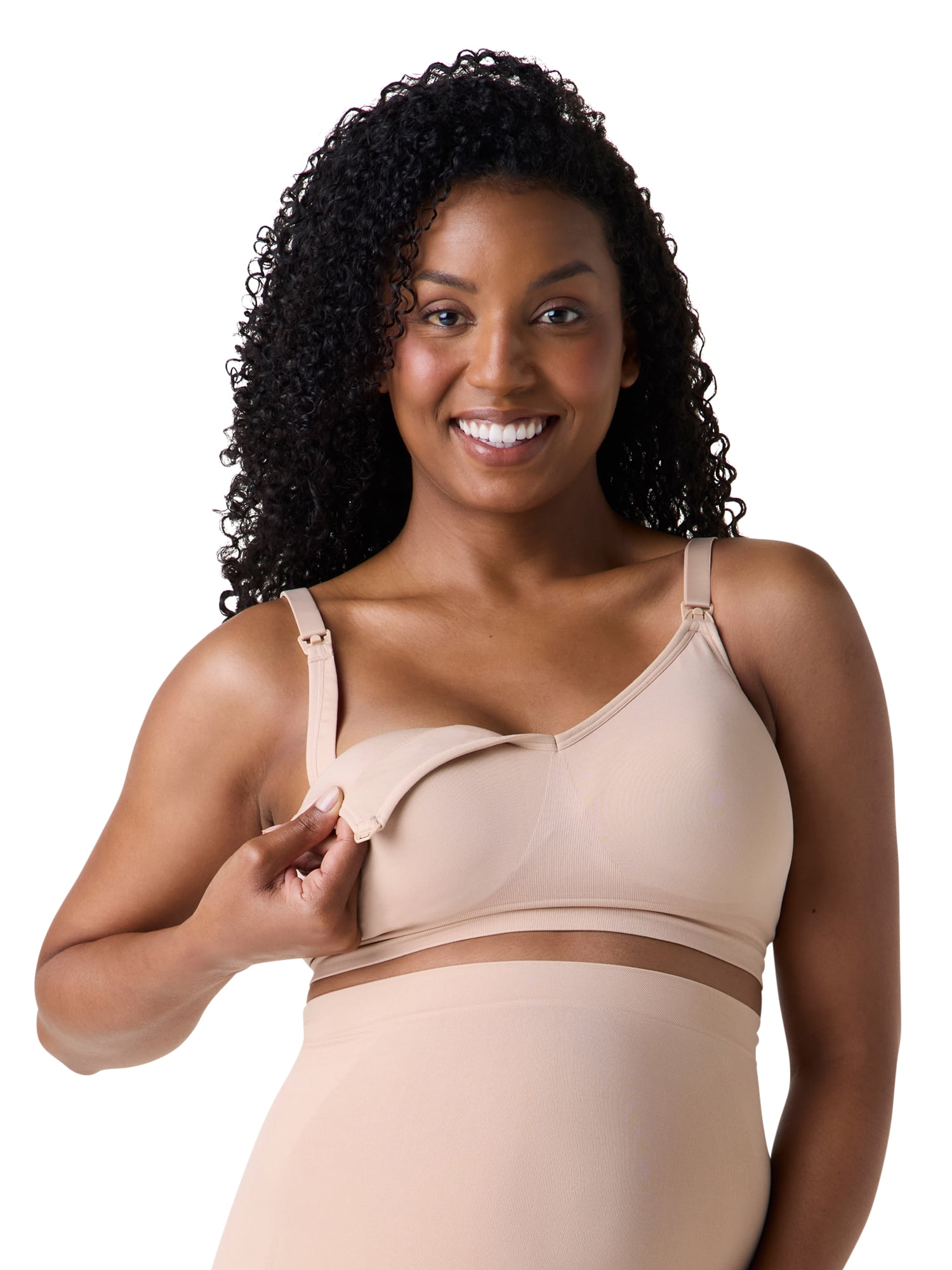 Ingrid & Isabel For Every Belly Women's Maternity & Nursing Seamless Wire free Bra, SizesS-XXXL