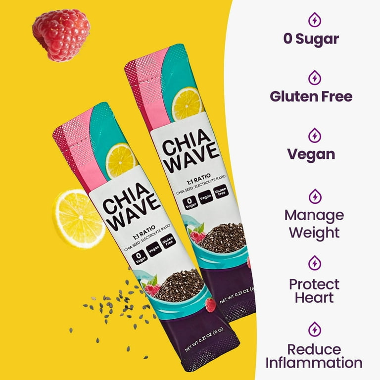 Chiawave Yeses Fruit Punch ( Electrolyte + Chia seed ) Powder