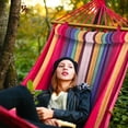 thumbnail image 2 of Caribbean Hammock with Pillow and Hanging Hardware, 48 Inch Wide, Tequila Sunrise, 2 of 7