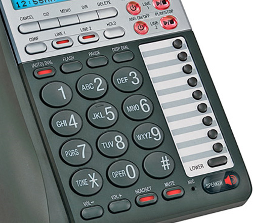 AT&T ML17939 2-Line Speakerphone with Caller ID and Digital Answering System - image 5 of 5