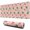 Pink Cartoon Dragon, variant on Long Mouse Pads for Desk,Pink Cartoon Dragon Rainbow Heart Crown Desk Mats on Top Of Desks, Desk Mouse Pad Extra Large with 3mm Non-Slip Base and Stitched Edge for Gaming,Work,Home 31.5"x11.8"