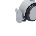 thumbnail image 3 of 4Pcs Caster Rubber Brake Wheels with M10 Thread Stem Furniture Swivel Accessories 2in, 3 of 5