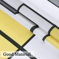 thumbnail image 4 of Yellow Fabric Shower Curtain Set Black and White Bathroom Decor/Accessories, Waterproof Fabric Polyester Bath Curtain for Bathroom, Durable and Washable Shower Curtain with Hooks, 4 of 6