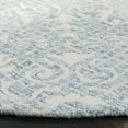 thumbnail image 3 of SAFAVIEH Abstract Bryanne Floral Wool Area Rug, Light Blue, 6' x 6' Round, 3 of 10