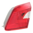 thumbnail image 4 of For Nissan Sentra 2016 2017 2018 2019 Tail Light Passenger Side | Inner | Clear and Red Lens | Replacement For NI2803111 | 265503YU5A, 4 of 6