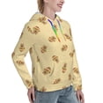 thumbnail image 3 of Hoodies for Women - Hamburger Capybara Comfrt Colour Drawstring Women'S Fashion Hoodies & Sweatshirts, Fall Outfits Clothes for Women 2024 Pullover with Kangaroo Pocket, 3 of 7