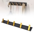 thumbnail image 4 of Gancho Moderno Estante Flotante Con Tapa, 5 Ganchos Retráctiles, Carga De 5kg, Perchero Flotante De Pared Moderno Para Balcón, Pasillo Y Baño, 4 of 7