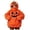 F12-Orange, variant on FYDUU Pumpkin Sweatshirts for Women Halloween Cute Hoodie Pullover Fall Tops Casual Hooded Sweatshirts Festival Holiday Clothes