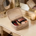 thumbnail image 4 of Neceser Organizador de Cosméticos de Viaje: Neceser Ligero de Malla con Múltiples Compartimentos, Cremallera de Longitud Completa y Asa Resistente para Artículos de Aseo, Uso Diario o Viajes de Fin d, 4 of 6
