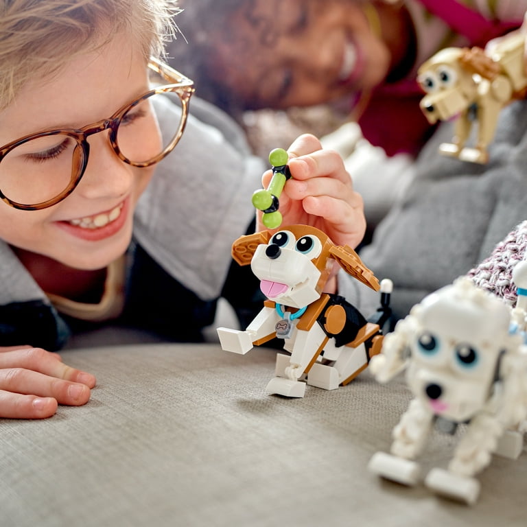 LEGO Dachshund dog toy kit  Lego dog, Lego animals, Cool lego