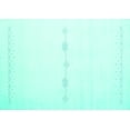 thumbnail image 1 of Ahgly Company Indoor Rectangle Solid Turquoise Blue Modern Area Rugs, 7' x 9', 1 of 4