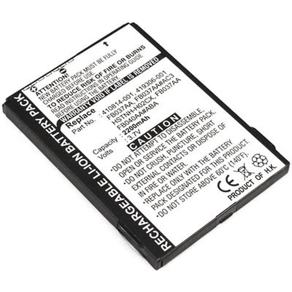 2x - Battery for HP iPAQ 214 210 211 212 216 200 Pocket PC PDA fb037aa hstnh-s17b 459723-001 -2-PACK