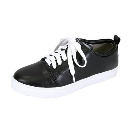 

FUZZY Anita Women s Wide Width Comfort Lace-up Sneakers