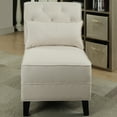 thumbnail image 3 of ACME Susanna Armless Tufted Accent Chair in Cream, 3 of 6