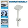 thumbnail image 3 of Unique Bargains Car Roof Rack T Shaped Slot Bolt M6 W/ Nuts Washer T Shaped Track Bolts Roof Rack Bolt (Pack of 4), 3 of 6