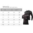 thumbnail image 7 of RPOVIG Gym Shirts Men Long/Short Sleeve Athletic Base Undershirt Workout Quick Dry 4-Pack, Sizes S-3XL, 7 of 7