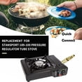 thumbnail image 4 of Quick Disconnect Propane Adapter for Camping Stoves – 1/4 Inch Universal Gas Fitting, Compatible with Most Portable Grills and Outdoor Cookers, Black, 4 of 5