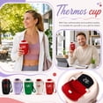 thumbnail image 2 of Coffee Travel Mug Green Stainless Steel Insulated Leak Proof with Silicone Strap for on The Go Gift for Coffee Lovers, 2 of 5