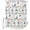 White Dark Gray, variant on Cartoon Animals Shower Curtain Set - Small 36" x 72" Washable Bathtub Curtain with 12 Hooks, Funny Dinosaur Tropical Plants Green Blue Waterproof Fabric Stall Shower Curtains for Bathroom Décor