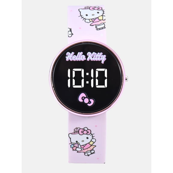 Marvel Spiderman Unisex Childrens LED Watch With Square Case and Printed Silicone Strap.