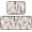 Lavender, variant on Flowers Floral Lavender Kitchen Mat Set of 2, Non-Slip Kitchen Rug for Floor, Waterproof Sink Carpet for Home, Office, Laundry