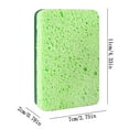 thumbnail image 3 of Floleo Natural Wood Pulp Cotton Sponge Double-Side Scrubber for Dishes Pans Sinks – Odor-Resistant Quick-Drying Durable Multi-Purpose Kitchen Cleaning Sponge, 3 of 9
