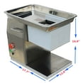 thumbnail image 3 of INTBUYING Meat Cutting Machine Cutter Slicer Grinder Commercial Steak Beef Pork Cuts QX 5mm Blade, 3 of 8