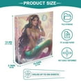 thumbnail image 5 of Iauyy PVC Round Ring Binders, 200 Page Capacity, 2 Pack，Beautiful Mermaid, 5 of 8