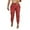 Red, variant on GJSYRH Women's High Waist Leather Leggings Decorative Stitching and Side Pockets for a Comfortable Modern Fit