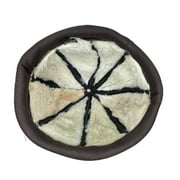Shearling Sheepskin Fur Beanie Hat, Winter