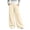 Beige # Girls Sweatpants, variant on Falkdiz Girls Loose Sweatpants Open Bottom Outdoor Pockets Solid Color Pantalones Wide Leg Relaxed fit Pants for Girls Trendy , Beige , Size: 5-6 Years