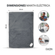 thumbnail image 3 of Cojin Electrico Malubero Terapia De Calor Dolor Muscular Malu1476, 3 of 3