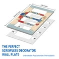 thumbnail image 2 of 4-Gang Screwless Pioneer Floral Decorative Wall Plates,Size 4-Gang 8.3"W x 4.7"H,Unbreakable Thermoplastic Faceplate Cover for Kitchen Living Room Bedroom Decorator Receptacle Outlet Switch, 2 of 7
