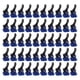 thumbnail image 1 of Kit de sistema de nivelación de azulejos, nivelador de azulejos reutilizable de 50 piezas con herramientas de pasador en T para ajuste de azulejos de piso de pared, 1 of 10