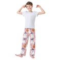 thumbnail image 2 of FORMRS Boys Pajama Pants with Pockets Size 6-8Y Kids Lounge Sleep Bottoms, Cartoon Halloween Ghosts, 2 of 8
