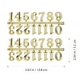 5 Sets Arabic Clock Numbers DIY Clock Arabic Number Decoration Clock