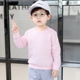 thumbnail image 2 of LIUYUNNN Baby Boys Girls Solid Fashion Loose Warm Tops Sweatshirt Clothes 4t Boys, Size 4-5 Years, 2 of 2