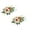 A-2Pcs, variant on Wrist Corsage and Boutonniere Set 6.7 Inch, Beige Rose Wristlet Decor Artificial Corsage Flowers for Prom Wedding Anniversary Baby Shower Homecoming
