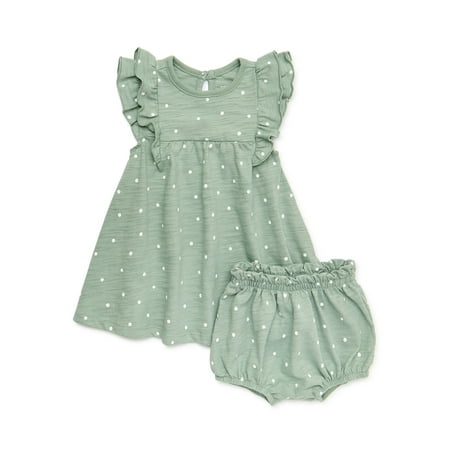 easy-peasy Baby Girls Print Dress, Sizes 0-24 Months