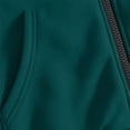 thumbnail image 6 of Zynoxe Men's Hooded Sweatshirt with Side Pockets & Elastic Cuffs Hem Zip Up Drawstring Hoodie Fashionable Printed Sweatshirt for Men Versatile Solid Color Long Sleeve Sweatshirt Jacket 2XL, 6 of 8