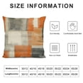 thumbnail image 5 of Nawypu   Orange Beige and Grey Throw Pillow Covers Modern Abstract Painting Decorative Pillow Cases Home Decor Standard Square  Pillowcases, 5 of 5